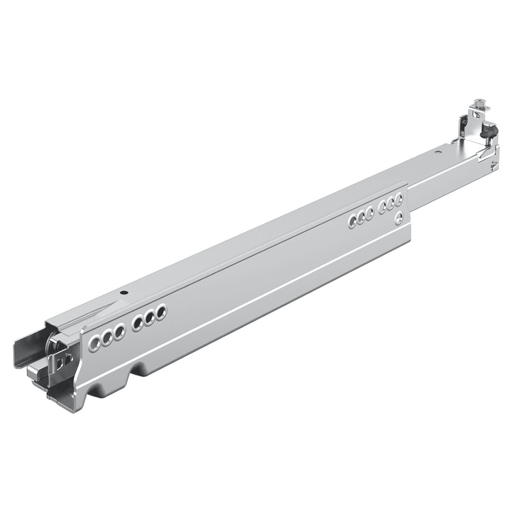 600mm Actro 5D Right Undermount Drawer Slide for 5/8" Material, 150lb Capacity Full Extension with Silent System Soft-Closing
