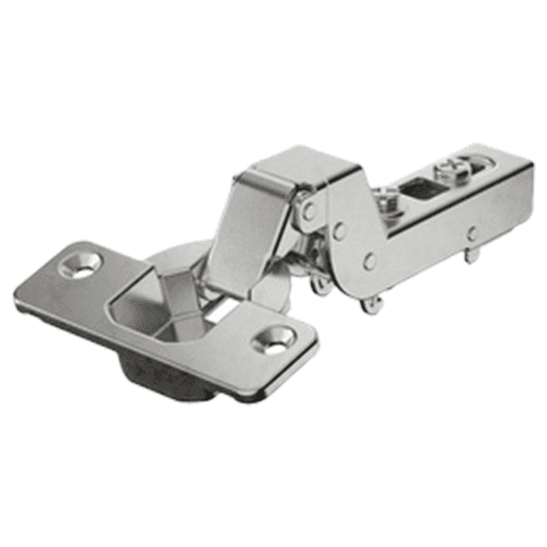 Veosys Stainless Steel 105° Opening Hinge, 45 x 9.5mm TB-Drilling Pattern, Soft-Closing, Inset, Screw-On