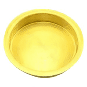 2-7/16" Flush Pull, Satin Brass