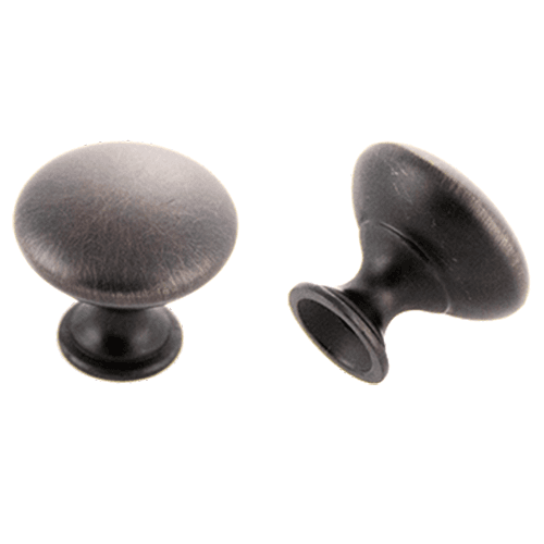 30mm Round Knob, Oil Brushed Bronze