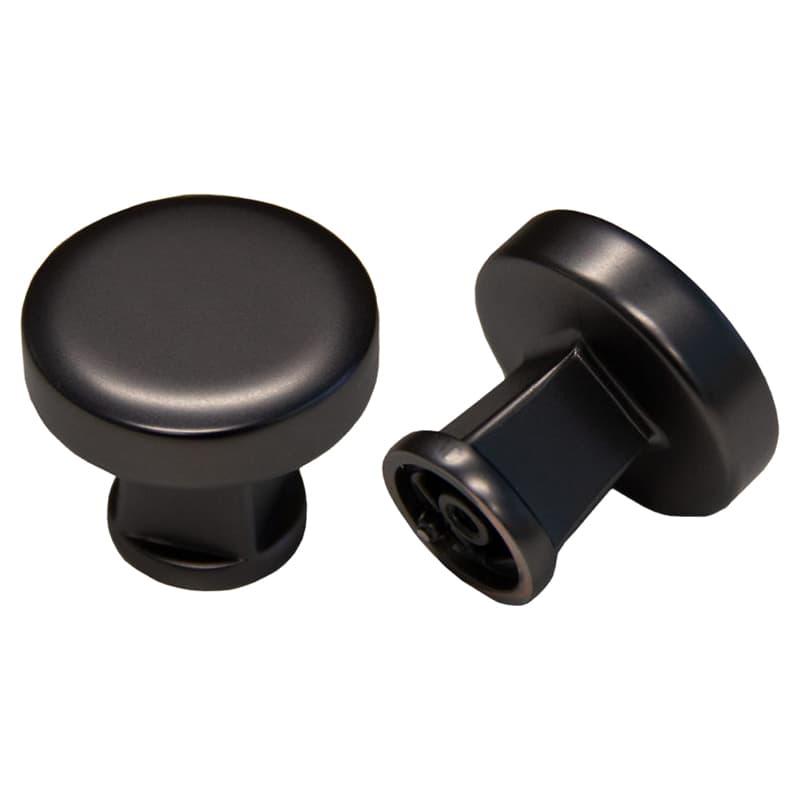 32mm Colorado Round Knob, Dark Pewter