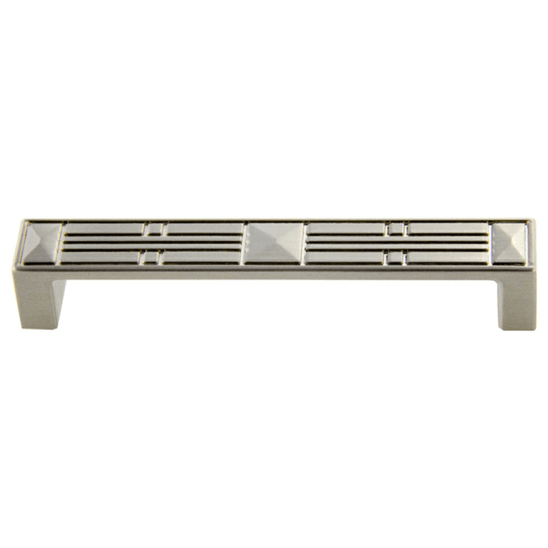 128mm Craftsman Handle Pull, Satin Nickel