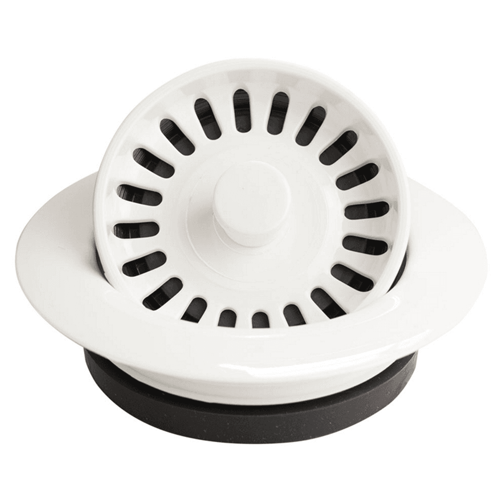 3-1/2" Acrylic Disposal Flange, White