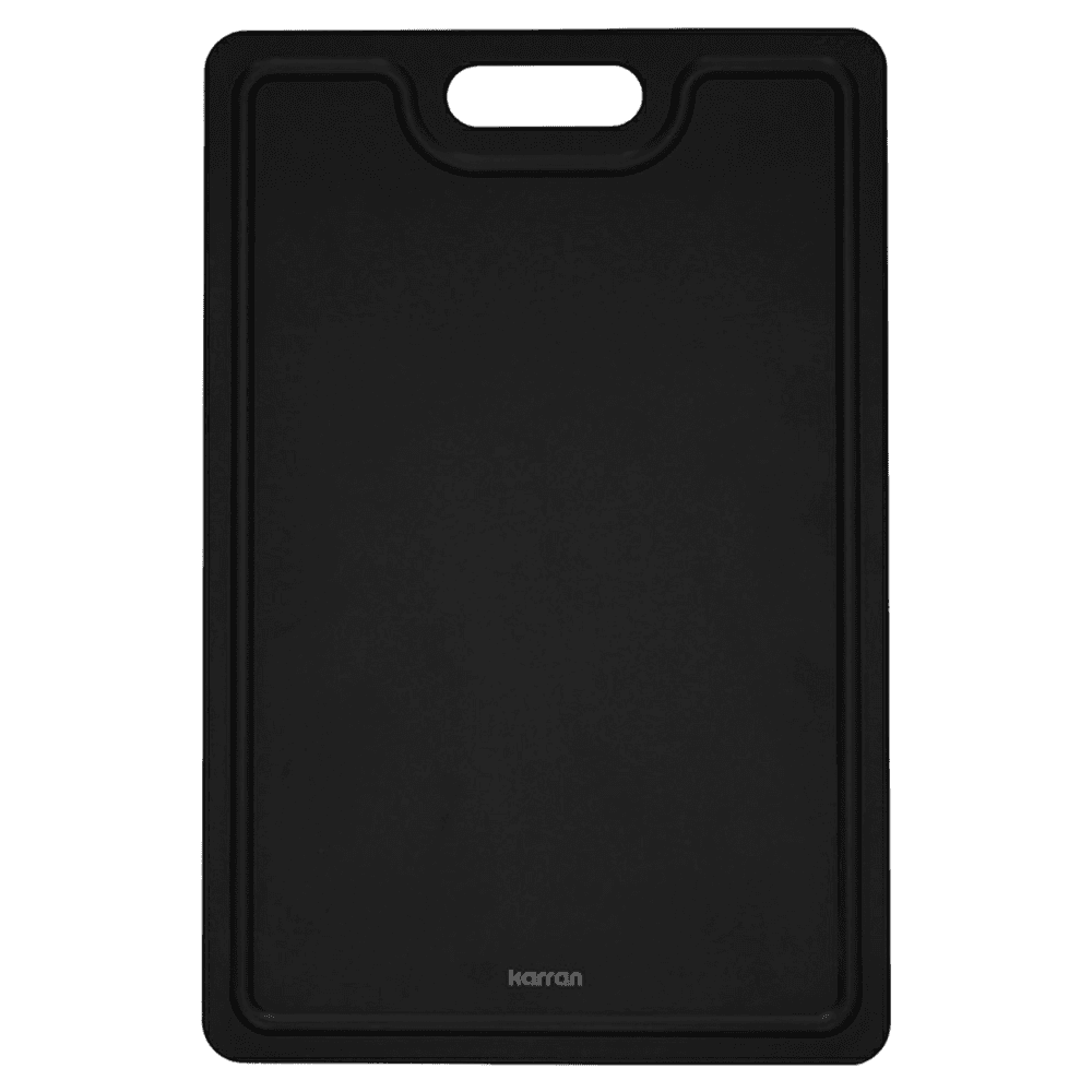 16-1/2" x 10-7/8" Workstation Wood Fiber Cutting Board, Black