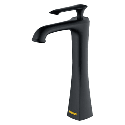 Woodburn Single-Handle Vessel Bathroom Faucet with Pop-Up Drain, Matte Black