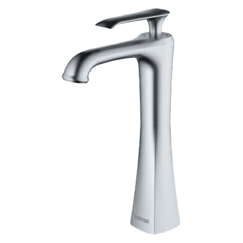 Woodburn Single-Handle Vessel Bathroom Faucet with Pop-Up Drain, Stainless Steel