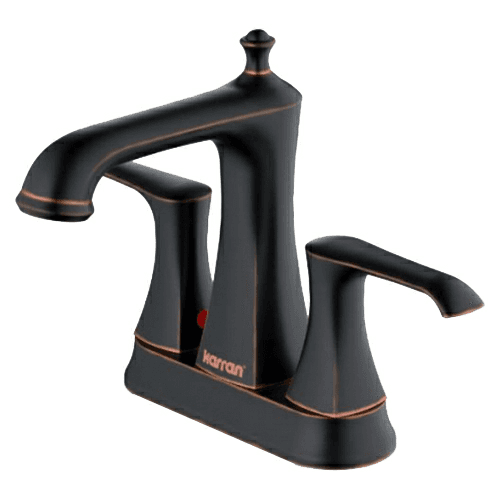 Woodburn Double-Handle Bathroom Faucet with Pop-Up Drain, Oil-Rubbed Bronze