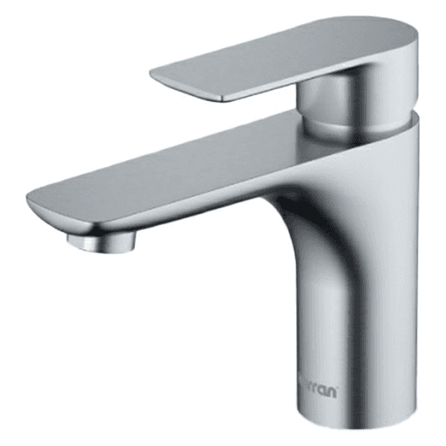 Kayes Single-Handle Basin Bathroom Faucet with Pop-up Drain, Stainless Steel