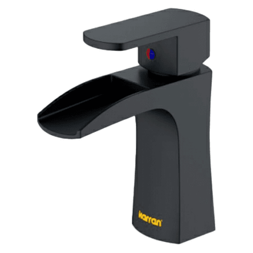 Kassel Single-Handle Basin Bathroom Faucet with Pop-up Drain, Matte Black