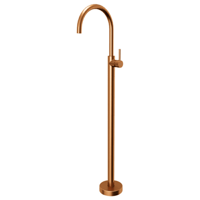 Howick Single-Handle Freestanding Bathroom Faucet, Brushed Copper