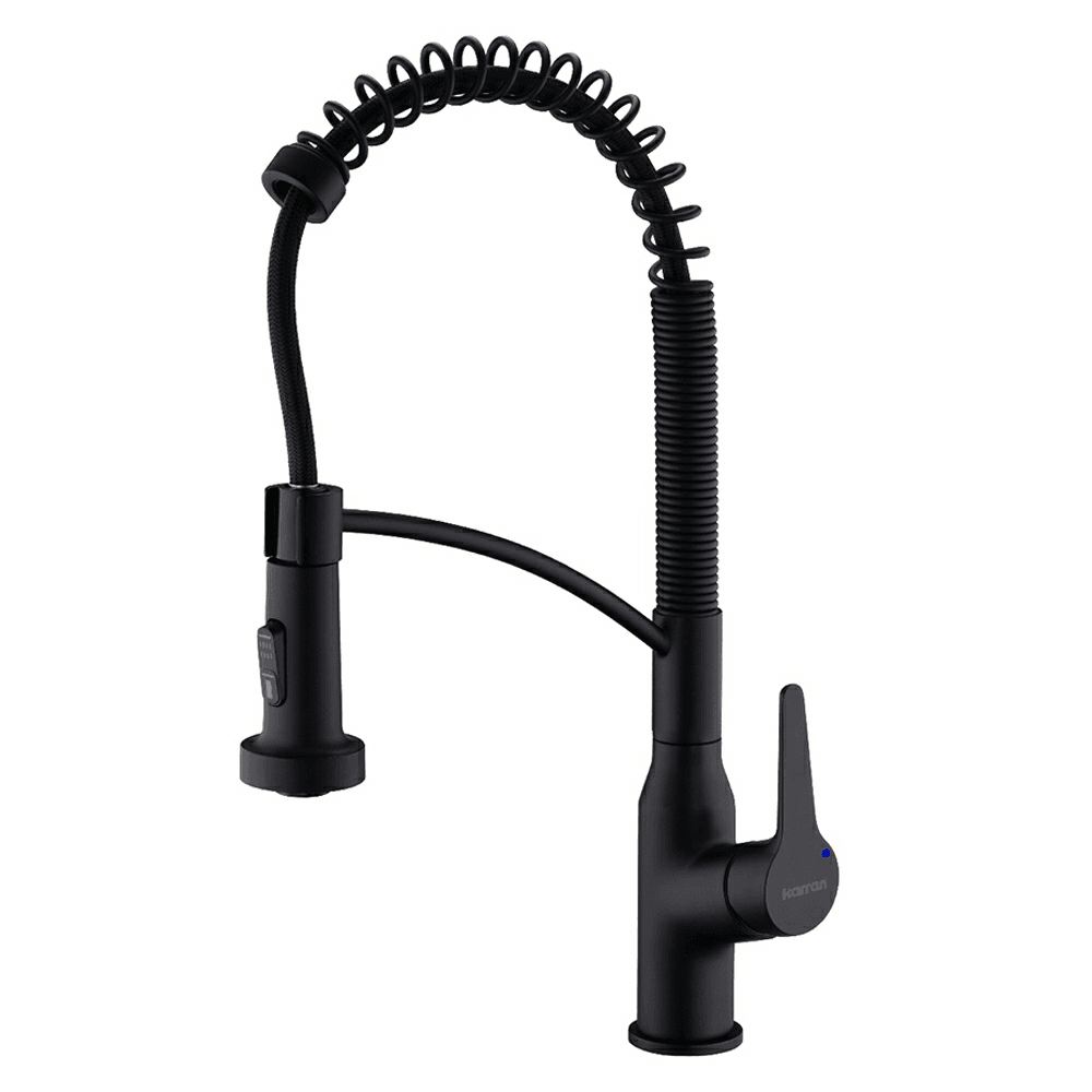 Scottsdale Single-Handle Pull-Down Kitchen Faucet with Dual-Function Sprayer, Matte Black