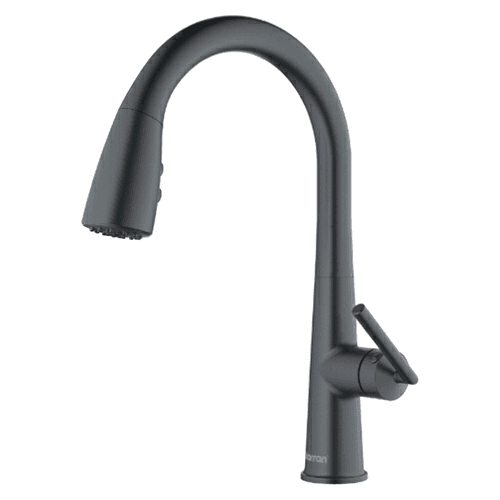 Kentland Single-Handle Pull-Down Kitchen Faucet with Dual-Function Sprayer, Gunmetal Gray