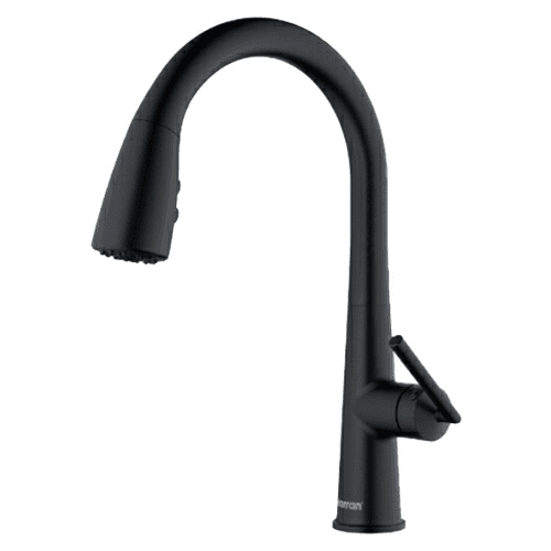 Kentland Single-Handle Pull-Down Kitchen Faucet with Dual-Function Sprayer, Matte Black