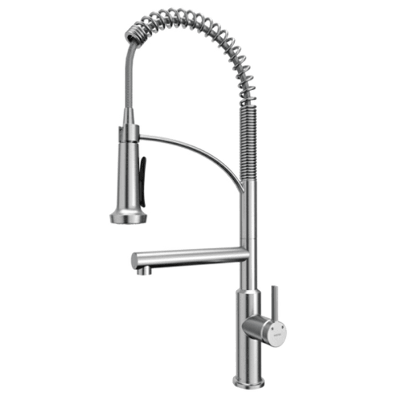 Adlington Single-Handle Pull Down Sprayer Kitchen Faucet with Pot Filler, Stainless Steel
