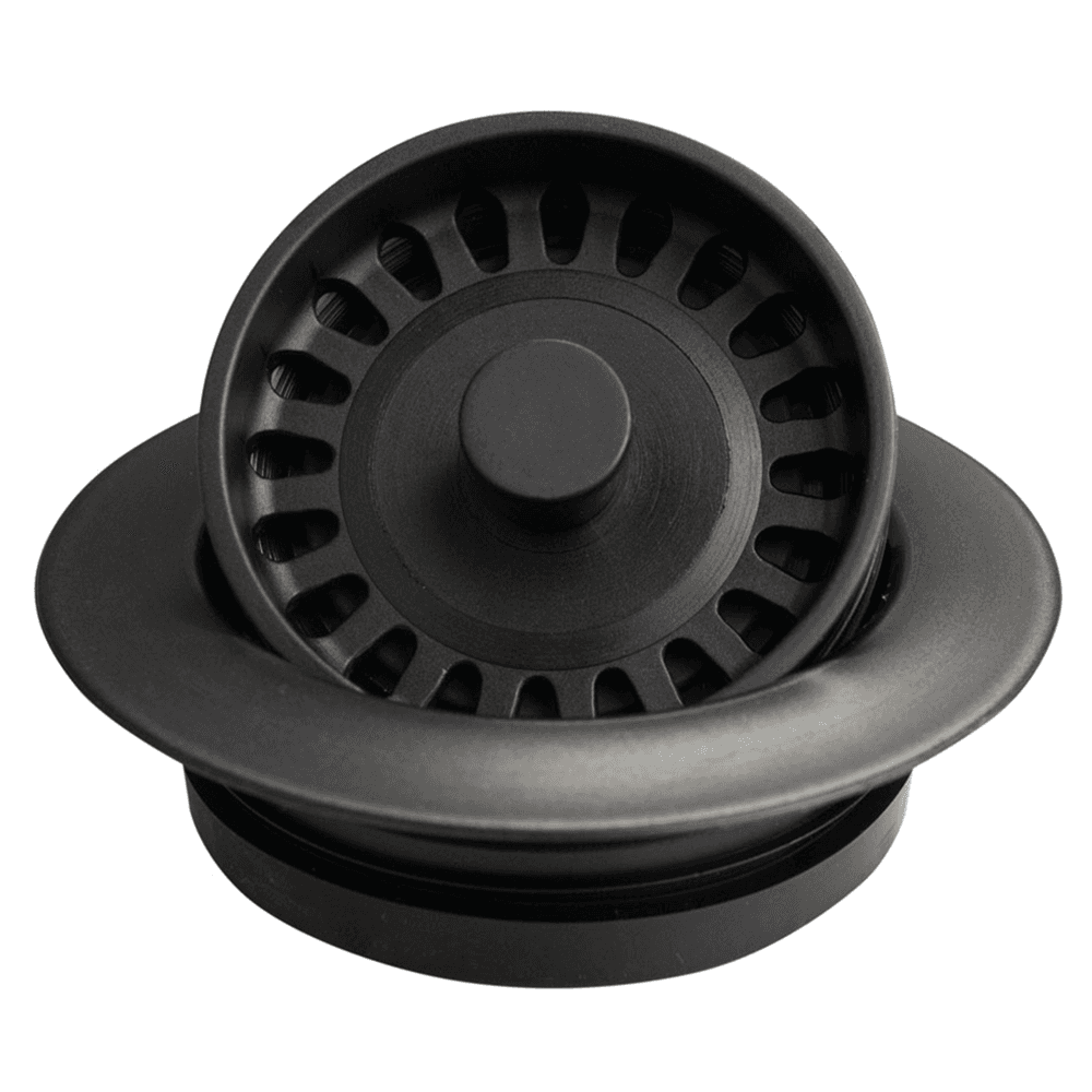 3-1/2" Quartz Disposal Flange, Black