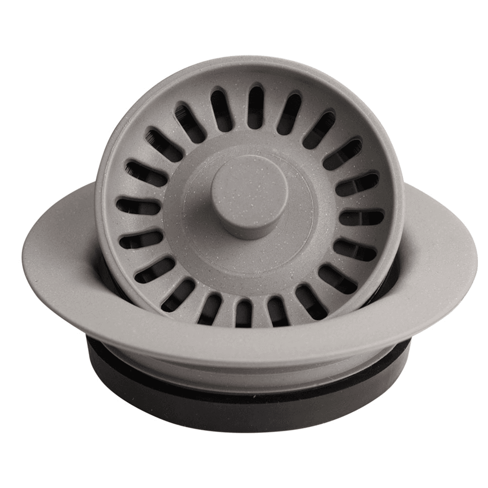 3-1/2" Quartz Disposal Flange, Gray