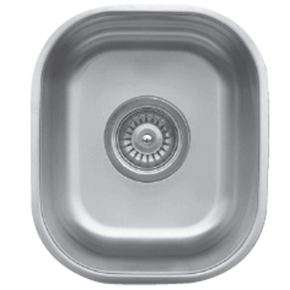 U-1113 Stainless Steel Under Mount 18G Single Bowl Bar/Prep Sink, 11-1/2" x 13-1/2" x 6-3/4