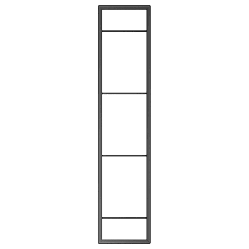 Youk 35-5/8" x 7-7/8" Ladder Rack, Jet Black