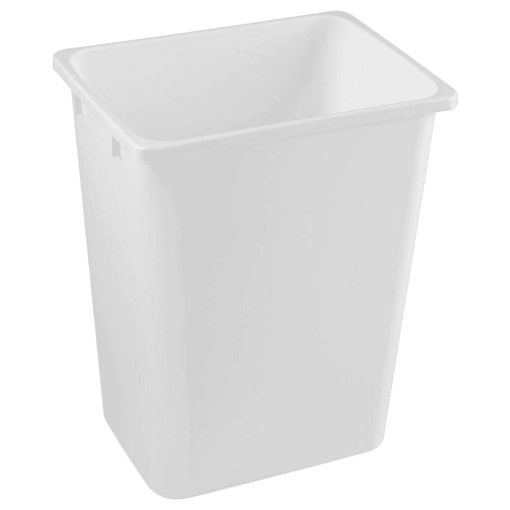 36QT 14" Replacement Waste Bin Only, White