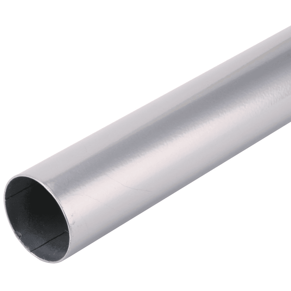 1-1/4" Diameter 96" Long Closet Pole, Platinum Finish