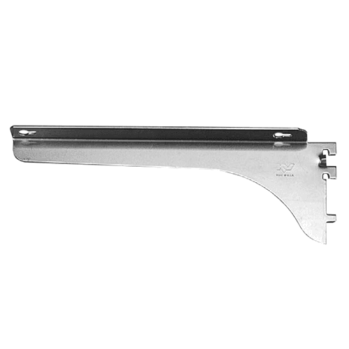 10" KV183 Heavy-Duty Left Flange Shelf Bracket, Anochrome Finish