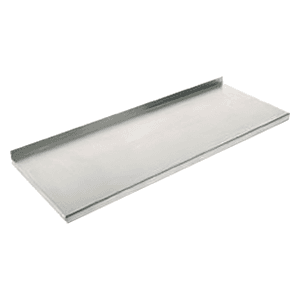 32" x 10" Stainless Steel Shelving