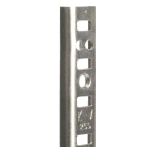 72" KV255 Heavy-Duty Aluminum Pilaster Standard, Natural Aluminum Finish 50/Box