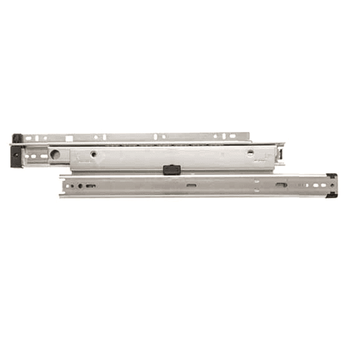 8500 Heavy-Duty Left-Hand Drawer Slide with 150lb Capacity, Full Extension, Side-Mount, Anochrome, 18