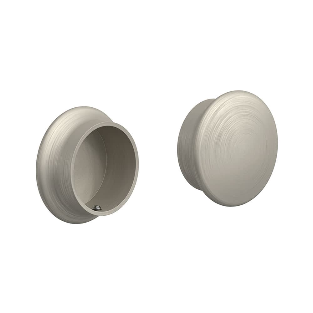 End Cap for 1-5/16" Closet Poles, Brushed Nickel