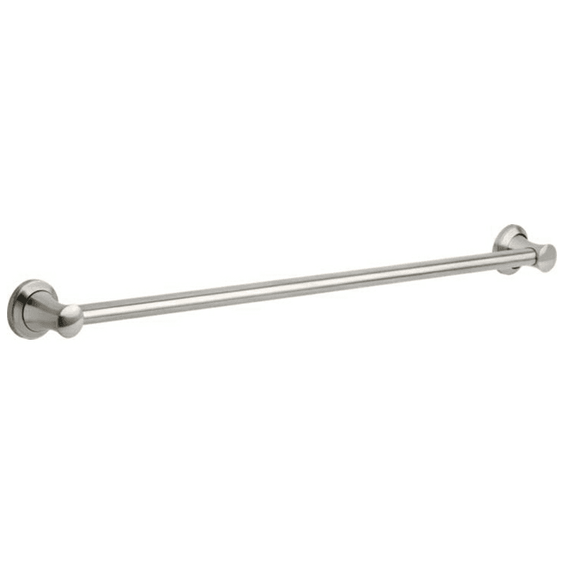 36" Transitional Decorative Grab Bar, Brilliance Stainless Steel
