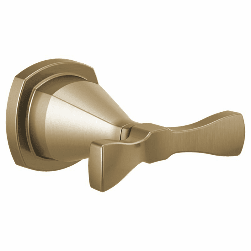 Stryke Double Robe Hook, Champagne Bronze