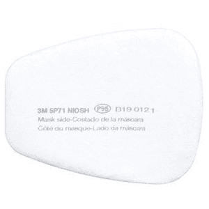 5P71 Prefilter for 5000 Series Respirator, Box of 10