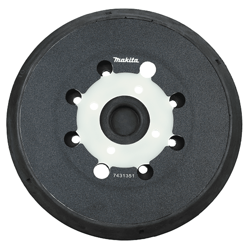 6" Round Sanding Backing Pad, Hook/Loop, Super Soft