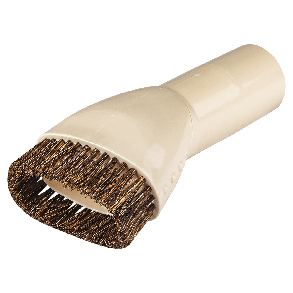 2‑3/8" Round Brush Attachment for Compact Vacuums, Ivory