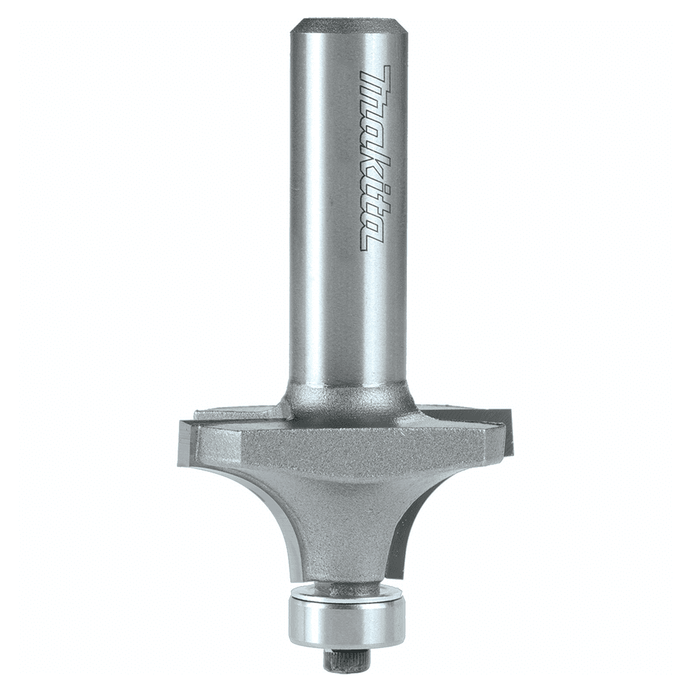 2-9/16" x 3/8" Radius Corner Rounding Bit, 2-Flute, 1/4" Shank