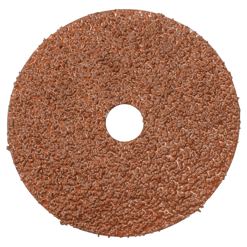 4" 24 Grit No Holes Abrasive Disc, Resin Fiber (25/Pack)