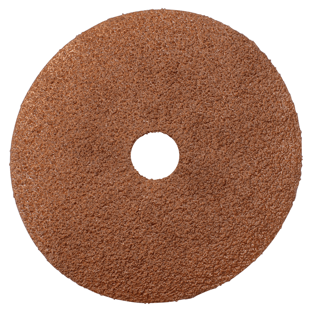 4" 50 Grit No Holes Abrasive Disc, Resin Fiber (25/Pack)