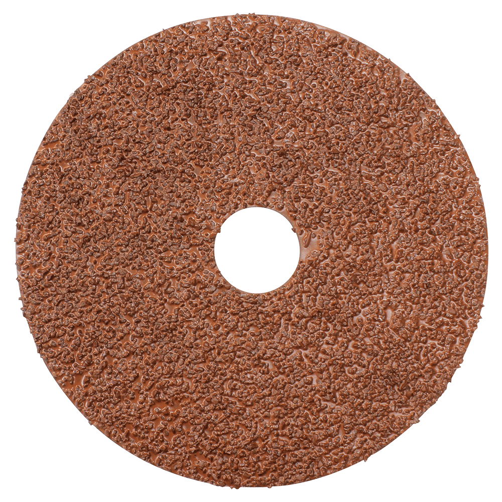 5" 24 Grit No Holes Abrasive Disc, Resin Fiber (5/Pack)