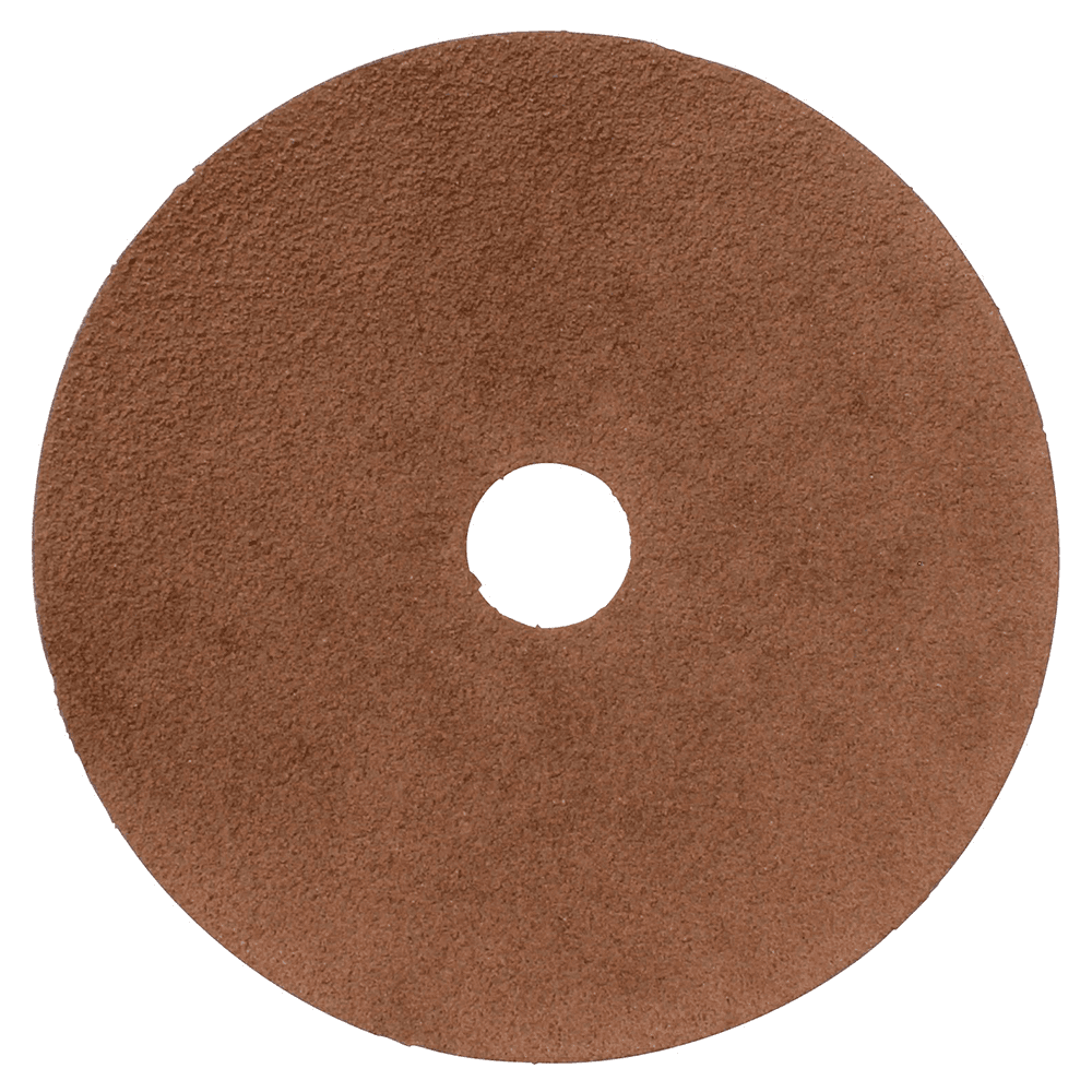 4" 100 Grit No Holes Abrasive Disc, Resin Fiber (5/Pack)