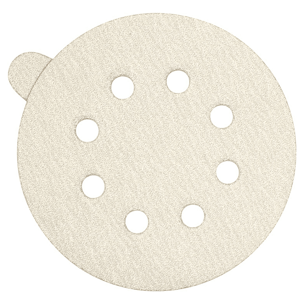 5" PSA 60 Grit Abrasive 8 Holes Sanding Disc, Aluminum Oxide on Paper (5/Pack)