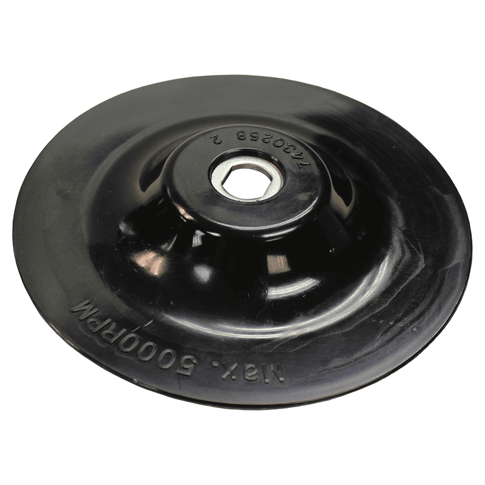 5" Plastic Backing Pad, Screw