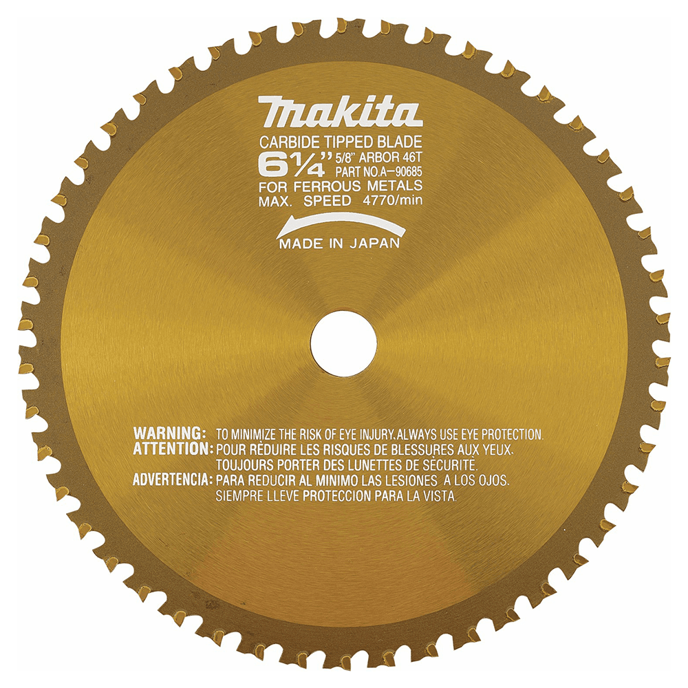 6-1/4" x 46 Teeth General Purpose Cross-Cut Saw Blade