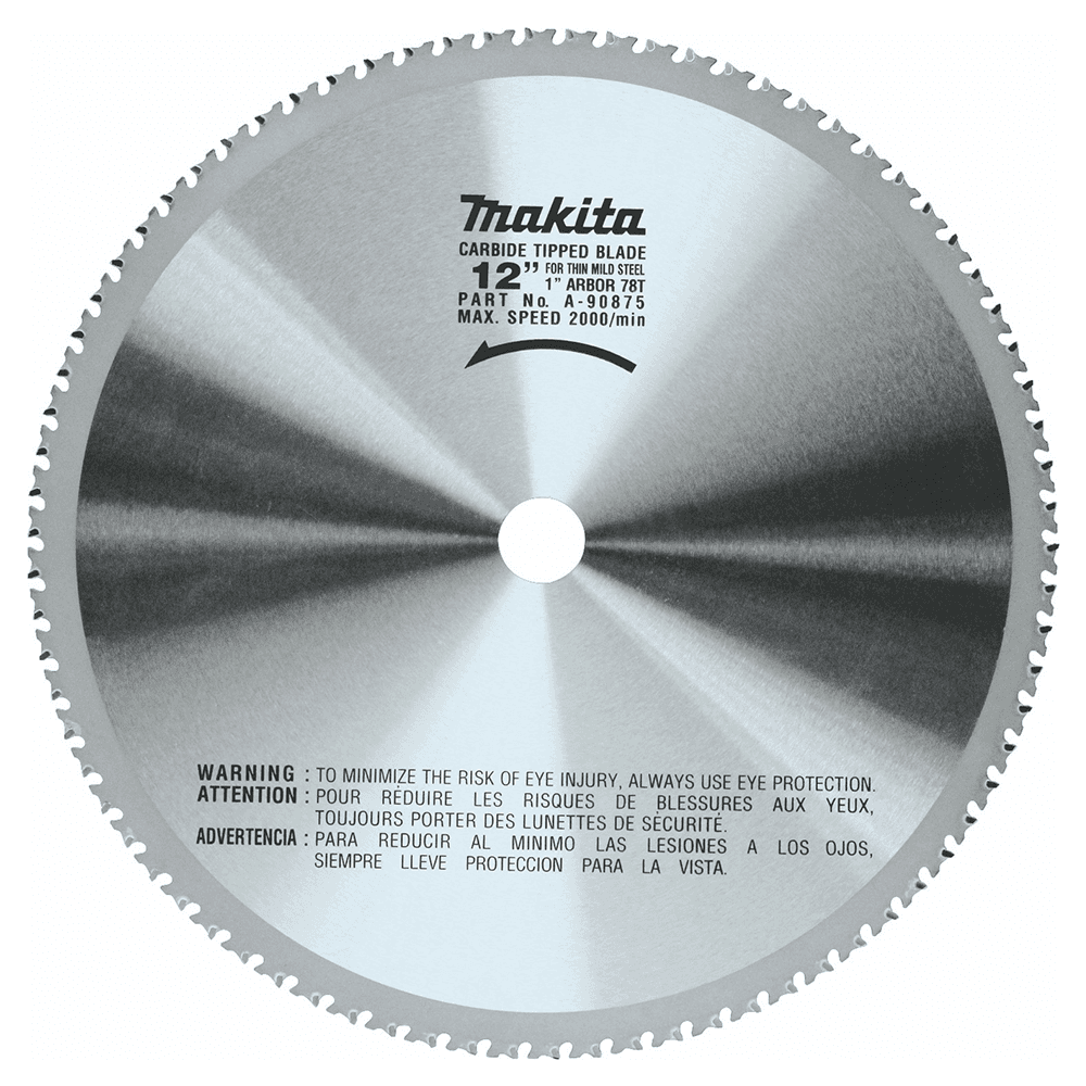 12" x 78 Teeth Cross-Cut Saw Blade