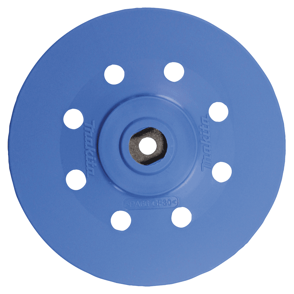 6" Hook/Loop Round Hard Backing Pad