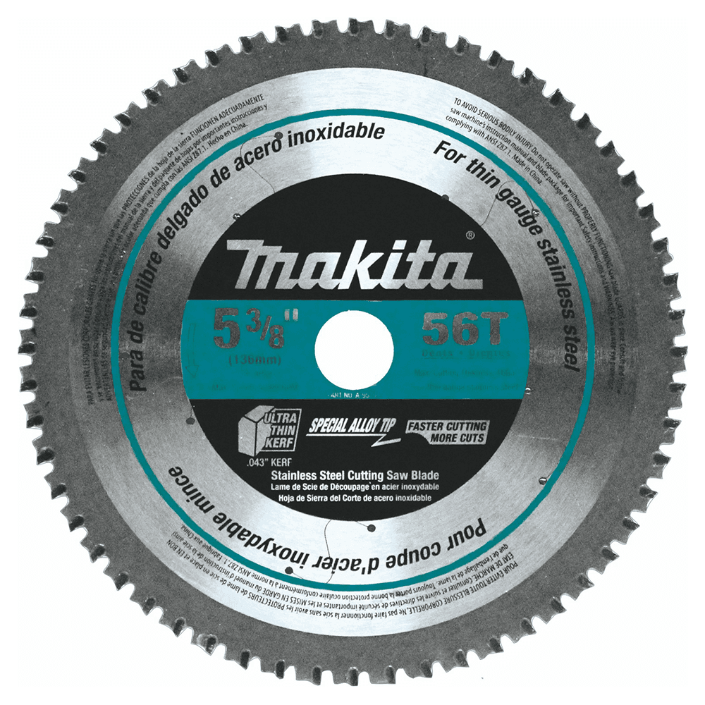 5-3/8" x 56 Teeth Cross-Cut Saw Blade