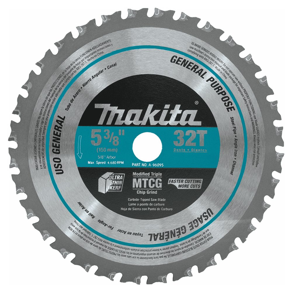 5-7/8" x 32 Teeth General Purpose Cross-Cut Saw Blade
