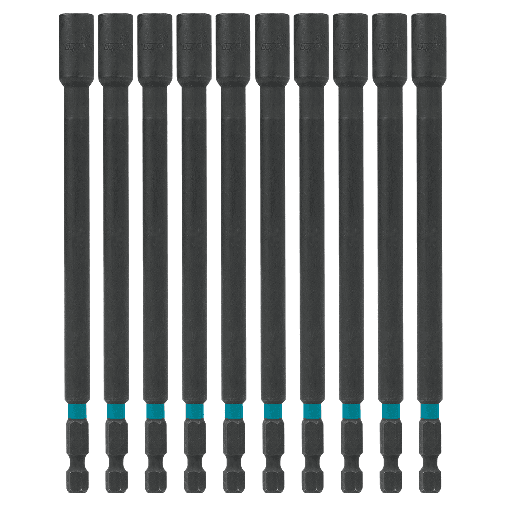 1/4" x 6" ImpactX Magnetic Nut Driver, 1/4" Shank (10/Pack)