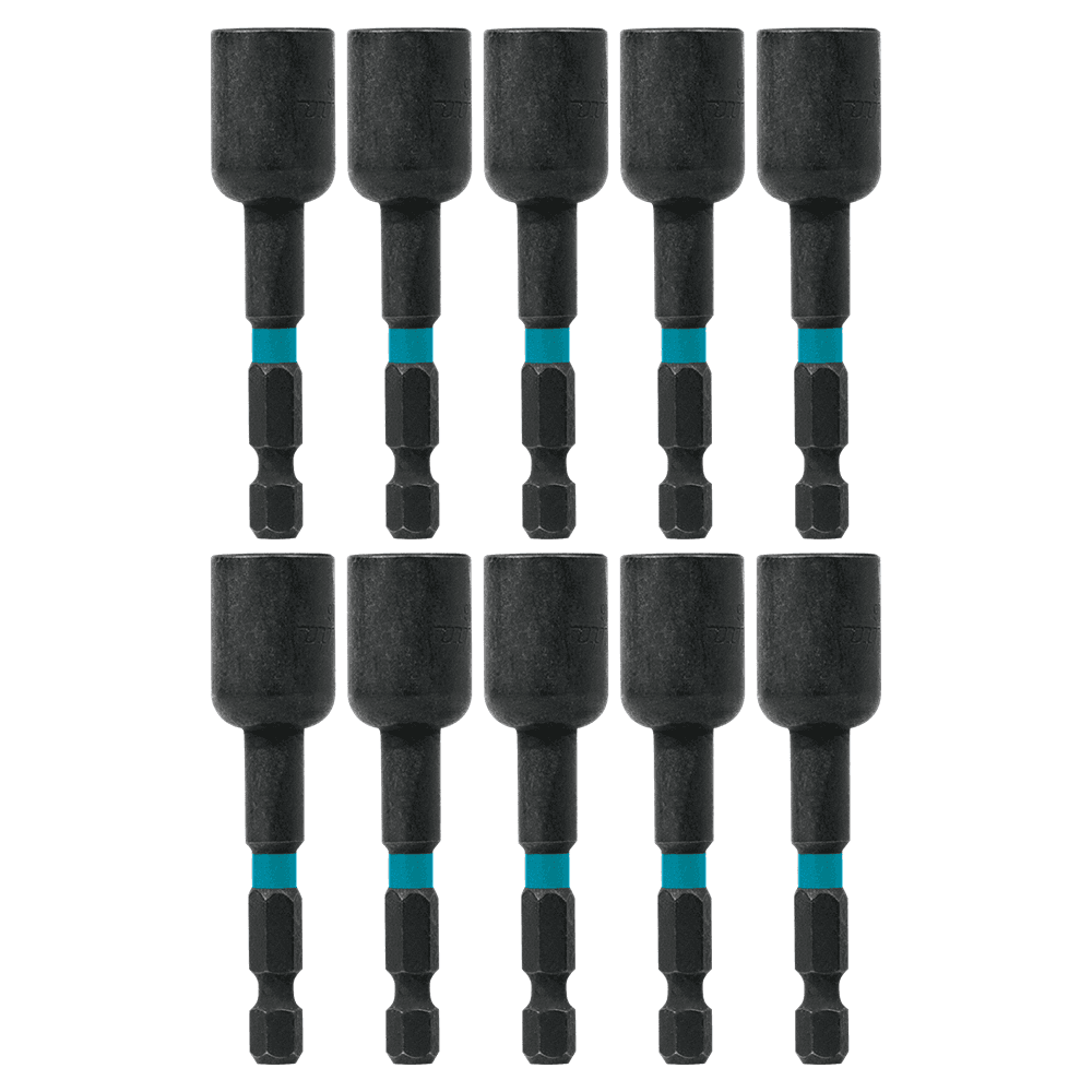 7/16" x 2-9/16" ImpactX Magnetic Nut Driver, 1/4" Shank (10/Pack)