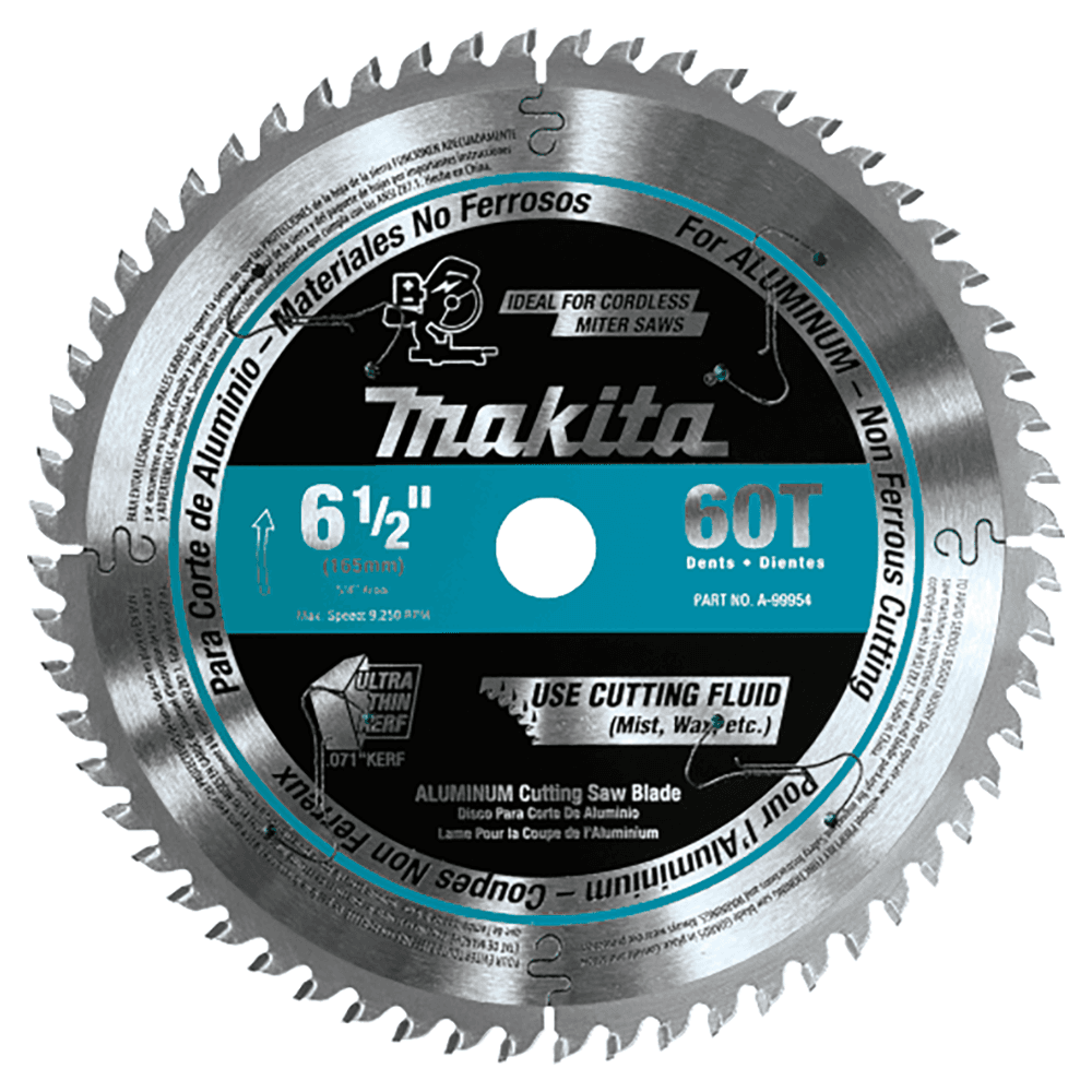 6‑1/2" 60 Teeth Carbide‑Tipped Ultra‑Thin Kerf Circular Saw Blade