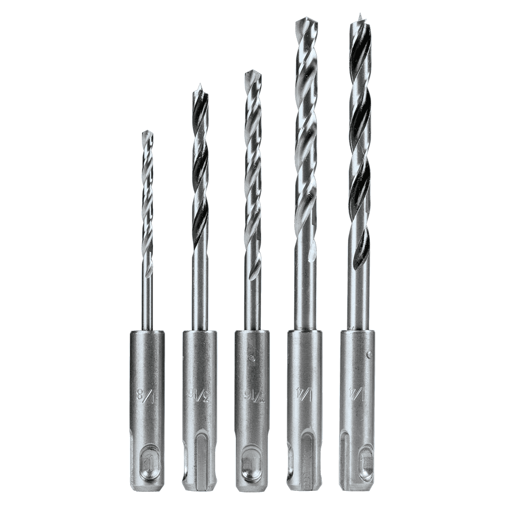5-Piece Assorted SDS-PLUS Drill Bit Set